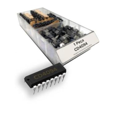 Imagem de 10x Circuito Integrado Cd4094 = Cd 4094 - Dip16 - CHIP SCE