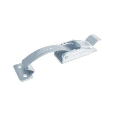 Imagem de Kit 4 Grampos Fecho Rápido Trava Pressão FG3/E2 Zinco Branco - Fechos 