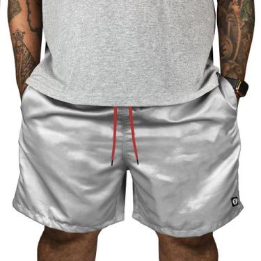 Imagem de Short Praia Masculino Extra Plus Size Elástico Com Cardao - MP Moda Ma