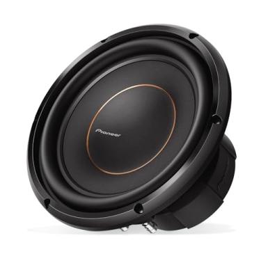 Imagem de Pioneer Subwoofer de alto desempenho D-Series TS-D10D4 de 25,4 cm – máx. 1300 W, bobina de voz dupla de 4 Ohm para fiação flexível, saída de graves potente