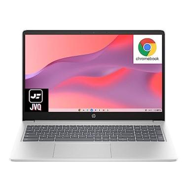 Imagem de HP Chromebook HD 15,6 Polegadas, Intel N200, 8GB RAM, 128GB, Webcam, Wi-Fi, Bluetooth, USB-A e C, Chrome OS - Prata Natural