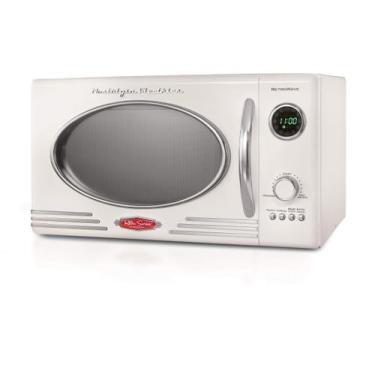 Imagem de Forno De Microondas Nostalgia Retro 0,9 Pés Cúbicos 800 W Ivory