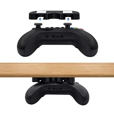 Imagem de Mcbazel Suporte de controle sob a mesa para suporte de mesa para X Box 360/X Box One|S|X/X Box Series X|S/X Box Elite 1&2/Switch Pro Controller - Preto