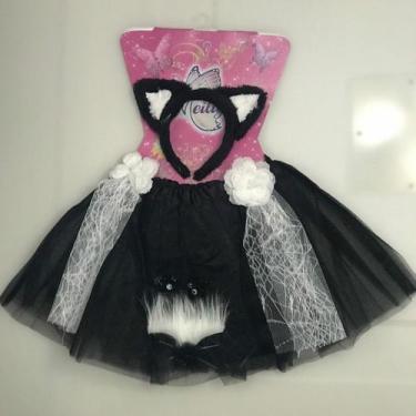 Imagem de Fantasia Carnaval Halloween Ursinha Gatinha - Tamanho Único Indicado P