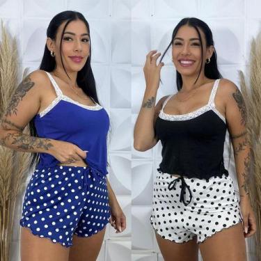Imagem de Kit 2 Baby Doll Pijama de Dormir Conforto  BD001 - Live Comfort, G - 3