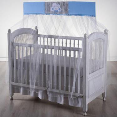 Imagem de Mosquiteiro para berço tela protetora com bando para berço americano e