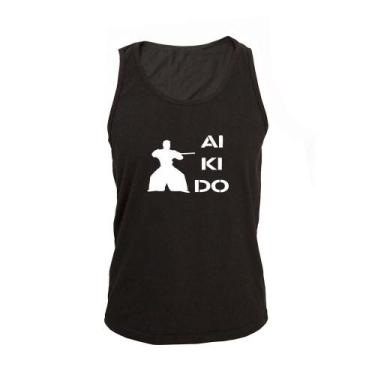 Imagem de Regata Masculina Algodão Aikido 5 Estampada Verão Moderna - Ragor, EG,