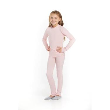 Imagem de Calça Térmica Infantil - Cor De Cacau, Rosa bebê ballerina, 03