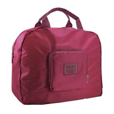 Imagem de Bolsa De Viagem Dobrável Trapézio Estampa Lisa Jacki Design