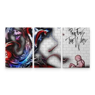 Imagem de Quadro Pink Floyd Rock The Wall Decorativo Mosaico - Loja Wall Frame