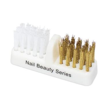 Imagem de Kit 4 Escovinhas de Aço Para Limpeza de Brocas Pincéis Unhas Manicure 