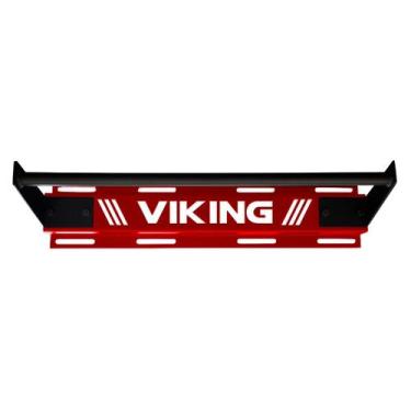 Imagem de Barra Fixa De Parede - Pull-Up 80CM - VIKING FITNESS, Vermelho