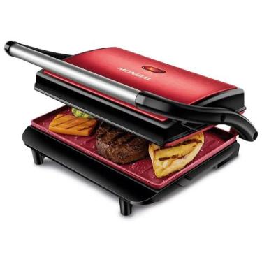 Imagem de Grill Mondial Master Press PG-01-RC - 1000W - Sanduicheira - 110V - Ve