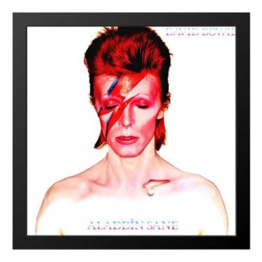 Imagem de Eternize A Música De David Bowie Quadro Capa Aladdin Scene - Fanarte