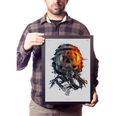 Imagem de Poster Com Moldura A3 Battlefield - Fanarte