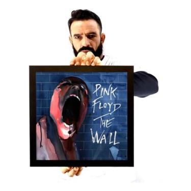 Imagem de Lindo Quadro Decorativo Capa Disco The Wall Pink Floyd - Fanarte