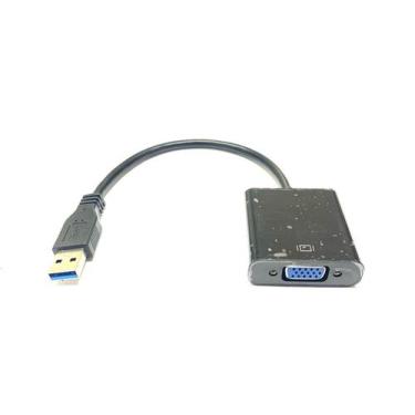 Imagem de Cabo Adaptador Conversor Usb X Vga Monitor Multitelas Pc - Rohs