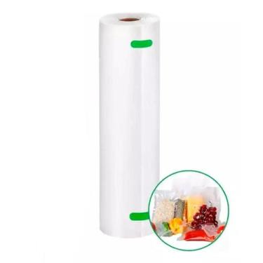 Imagem de Rolo Bobina Saco Continuo Ranhuras Seladora Vácuo 25cm X 5m - LORBEN