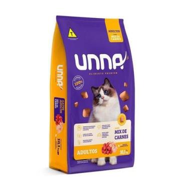 Imagem de  Ração Gatos Adultos Mix Carnes 10,1kg  UNNA