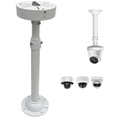 Imagem de Suporte de teto telescópico de 39.9-59.7 cm para câmera interna e externa, usado para instalação de câmera de rede de cúpula de segurança (40-60CM-PQ)