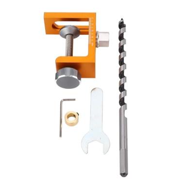 Imagem de Kit de Gabarito para Furo de Bolso Conjunto de Modelo de Perfuração de Passador de Madeira de 10 Mm Com Localizador de Perfurador de Guia de Broca Ajustável, Perfurador de Furo