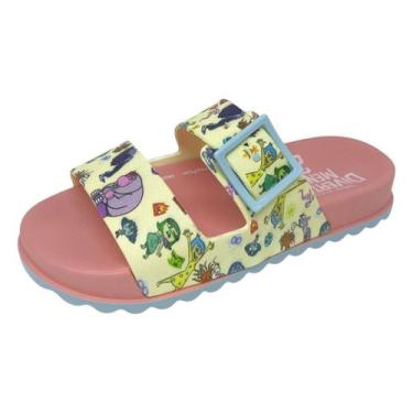 Imagem de Chinelo Infantil Menina Casual Slide Disney Divertidamente 2, Rosa, Be