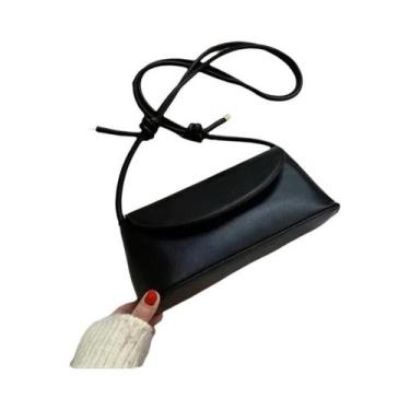Imagem de Bolsa Feminina Crossbody de Ombro - Couro PU, Pequena e Quadrada - Cor