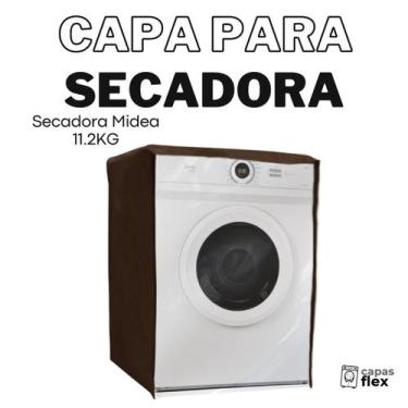 Imagem de Capa secadora midea 11.2kg transparente flex - Capas Flex, MARROM