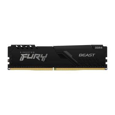 Imagem de Memória Ram Kingston Fury Beast, 8Gb, 3600Mhz, Ddr4, Cl17, Preto - Kf4