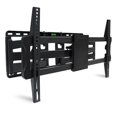 Imagem de Suporte de parede para TV articulado para TVs de 94 cm – 203 cm | Suporte de TV universal contínuo com articulação, inclinação + rotação de função completa. Fácil de instalar e perfeito em qualquer ângulo. Máximo de 132 libras
