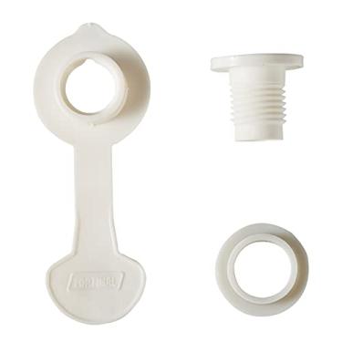 Imagem de Toptimal Conjunto de plugue de drenagem padrão Coleman Cooler padrão, plugue de drenagem para refrigerador Coleman – Comprimento do cano de 2,54 cm