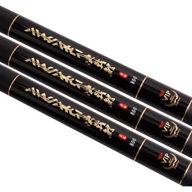 Imagem de Vara de pesca extra longa, 8m/9m/10m/11m/12m/13m, vara de pesca telescópica de fibra de carbono, 10m