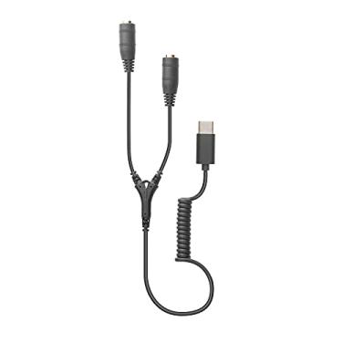 Imagem de DREAMGRIP Adaptador bidirecional universal tipo C em forma de Y para conector fêmea TRRS divisor de áudio suporta 2 microfones, fones de ouvido, etc. Compatível com telefones tipo C, tablets, Samsung,