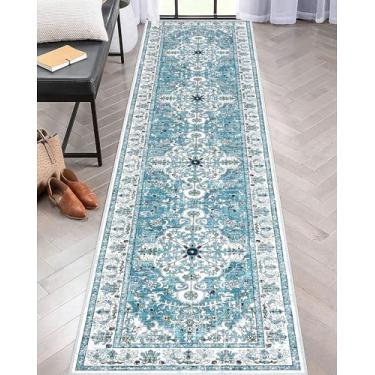 Imagem de U'Artlines Tapete de corredor Boho Corredor de 6 cm x 25 cm Vintage Farmhouse Lavanderia Tapete de Área Tapete Antiderrapante Lavável Tapete de Cozinha Tapete de Entrada Tapete para Sala de Estar