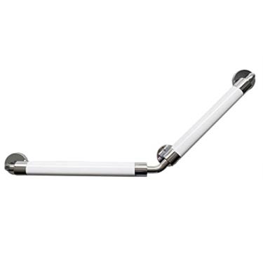 Imagem de Compacto Trilhos de segurança para toalete Suporte de parede Balanço de segurança para banheiro Corrimão sem barreiras Barra de apoio para deficientes físicos Estrutura de suporte