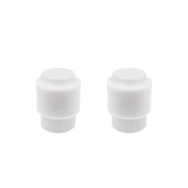 Imagem de DIAO79NI 2 peças de interruptor de barril de guitarra de plástico, botão seletor de captador de 3 vias para Telecaster EUA/importação Tele, branco