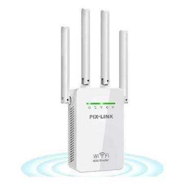 Imagem de Repetidor Wi-fi Mini Roteador: 4 Antenas e 2800m de Alcance - VLPECOM