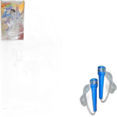 Imagem de Microfone Duplo Infantil Com Pedestal - Menino - Europio