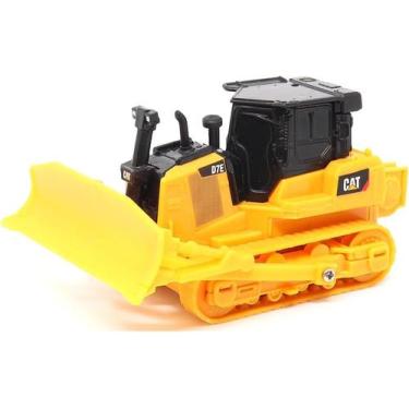 Imagem de Trator De Esteira Controle Remoto Cat D7E Escal 1/64, Amarelo