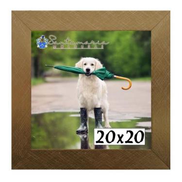 Imagem de Porta Retrado Molduras 20x20 Dourado - Santamaria Molduras