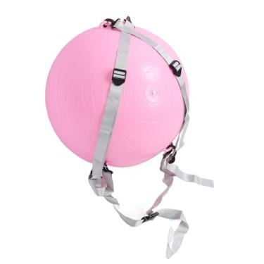 Imagem de Bola de Exercícios Flip, Bola de Ioga, Bola de Exercícios Anti-explosão Com Design Espesso, para Treinamento de Equilíbrio, Ioga, Academia (PINK)