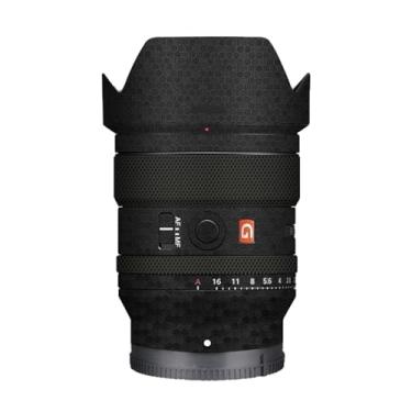 Imagem de Adesivo de película de vinil para lente de câmera para Sony FE 24 mm F1.4 GM protetor de corpo inteiro anti-arranhões decalque costa FE 1.4/24 GM 24 1.4 (preto favo de mel)