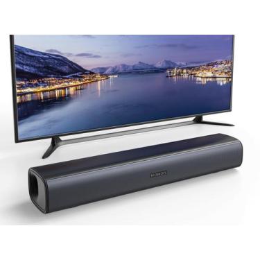Imagem de Barra de Som RIOWOIS para Smart TV - Design Compacto e Montável na Par