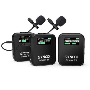 Imagem de Microfone Sem Fio SYNCO G2 (A2) MAX 2.4G - Alcance de 656 Pés para Vlo