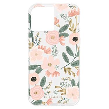 Imagem de Rifle Paper Co. Capa para iPhone 12/iPhone 12 Pro [proteção contra quedas de 3 metros] [compatível com carregamento sem fio] linda capa para iPhone com estampa floral, antiarranhões, material à prova