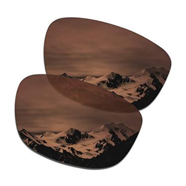 Imagem de Lentes de substituição masculinas SmartVLT para óculos de sol Oakley Holbrook R OO9377 - 12 opções, Amber Brown, One Size