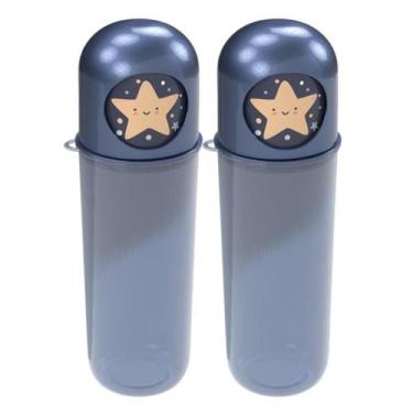 Imagem de 2 Porta Escova Dental Case Infantil Crianças Viagem Escola - - PLASUTI