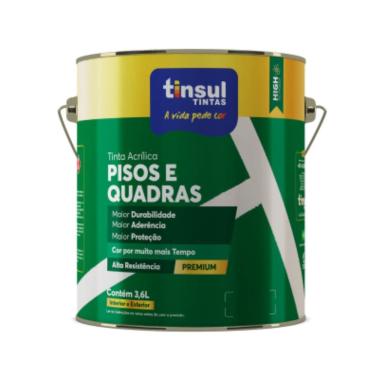 Imagem de Tinta Para Pisos E Quadras 3,6l | Tinsul