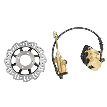 Imagem de Yaegarden Kit de disco de disco de freio do sistema de freio traseiro Conjunto de kit de disco de motor Dirt Pit Trail Atv Quads Buggies 125Cc peças