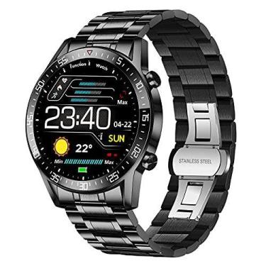 Imagem de SUNKTA Smartwatch masculino, monitor de atividades à prova d'água IP67